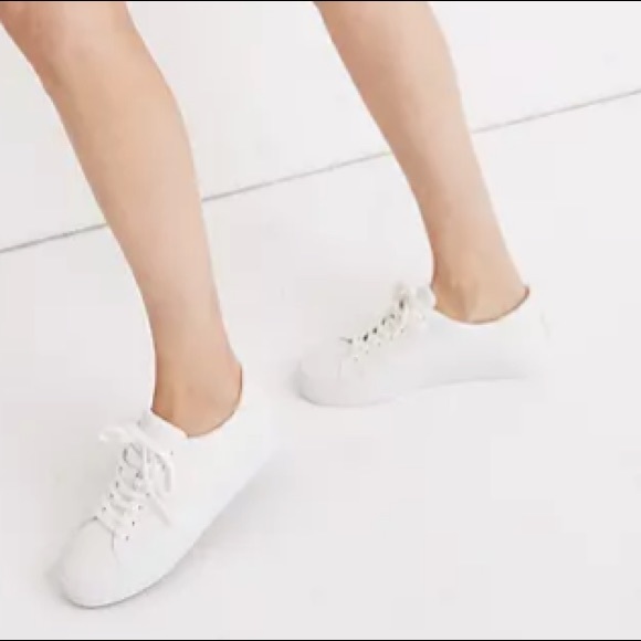 Madewell Sidewalk Low Top Sneakers in Leather - Picture 4 of 16